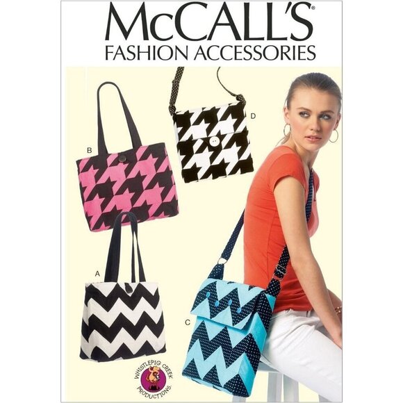 McCall's Sewing  6936 Bags Totes Purses - Picture 1 of 7